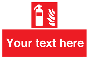 Custom Fire extinguisher Sign